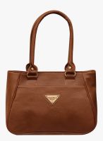 FOSTELO Tan Polyurethane (Pu) Handbag