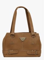 FOSTELO Tan Polyurethane (Pu) Handbag