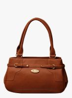 FOSTELO Tan Polyurethane (Pu) Handbag