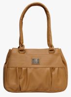 FOSTELO Tan Polyurethane (Pu) Handbag