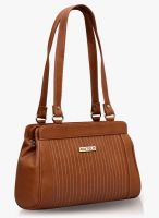 FOSTELO Tan Polyurethane (Pu) Handbag