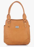 FOSTELO Tan Polyurethane (Pu) Handbag