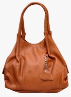 FOSTELO Tan Polyurethane (Pu) Handbag