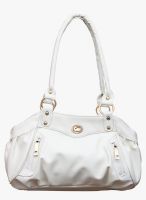 FOSTELO White Polyurethane (Pu) Handbag