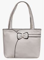 FOSTELO White Polyurethane (Pu) Handbag