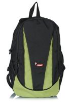 F GEAR 15 Inches Flame Black/Green Laptop Backpack