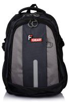 F GEAR 15 Inches Troy Black Navy Blue Laptop Backpack