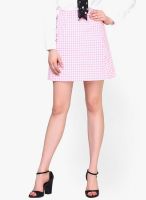 Faballey Pink A-Line Skirt