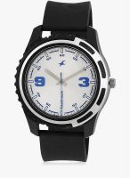 Fastrack 3114Pp02 Black/Silver Analog Watch