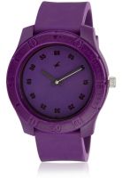 Fastrack Purple Analog Watch