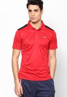 Fila Red Polo T Shirt