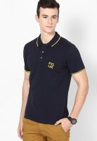 French Connection Blue Polo T Shirt