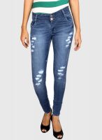 Fungus Blue Solid Jeans