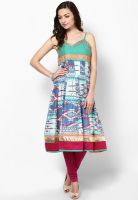 Gili Blue Embroidered Kurtis