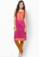 Gili Fuchsia Printed Kurtis