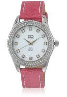 Gio Collection Ad-0058-E Pink/White Analog Watch