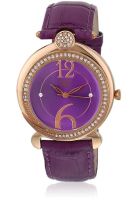 Gio Collection G0042-06 Purple Analog Watch