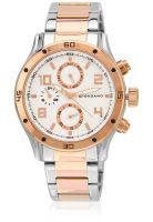 Giordano A1003-44 Golden/White Chronograph Watch