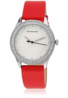 Giordano A2015-02 Red/White Analog Watch