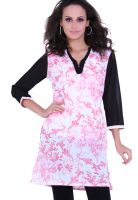 Indidori Pink Printed Kurtis