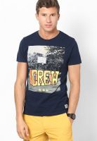 Jack & Jones Blue Crew Neck T Shirt