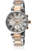 Kenneth Cole Ikc4970 Golden/Silver Chronograph Watch