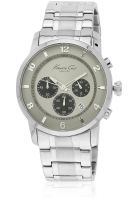 Kenneth Cole Ikc9292 Silver/Silver Chronograph Watch