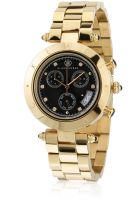 Klaus Kobec Kk-10012-06 Gold/Black Chronograph Watch