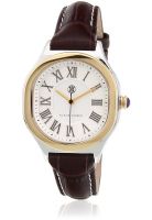 Klaus Kobec Maya Kk-10024-03 Brown/White Analog Watch