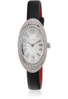 Klaus Kobec Tanisha Kk-10022-02 Black/White Analog Watch