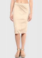 MEEE Beige Pencil Skirt