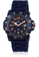 Maxima 30721Ppgn Blue Analog Watch