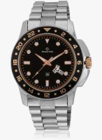 Maxima 37840Cmgi Silver/Black Analog Watch
