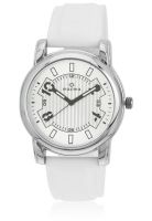 Maxima E-28781Pagi White/Silver Analog Watch