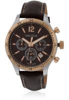 Nautica Nta17637G Brown/Brown Chronograph Watch
