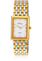Olvin 1596 Tt01 Golden/Silver Analog Watch