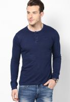 Parx Blue Henley T-Shirt