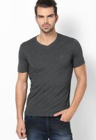 Proline Charcoal Grey V Neck T-Shirt