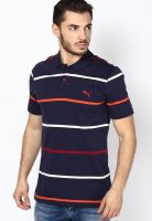 Puma Navy Blue Polo T-Shirt