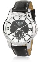 Q&Q Attractive Urbanity DA14J305Y Black/White Analog Watch