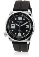 Q&Q DF02J305Y Black/Silver Analog Watch