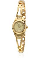 Q&Q S127-010Ny Golden/Golden Analog Watch