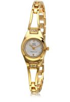 Q&Q S127-011Ny Golden/Silver Analog Watch