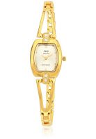 Q&Q S133-001Ny Golden/Silver Analog Watch