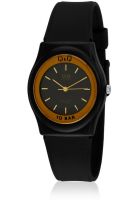 Q&Q Vp22-015 Black/Golden Analog Watch