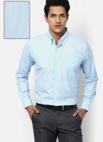 Raymond Blue Regular Fit Formal Shirt