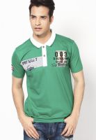 Scullers Sport Green Graphic Polo T-Shirts