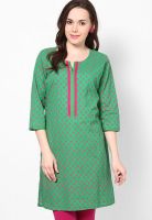 Shree Green Printed Kurtis