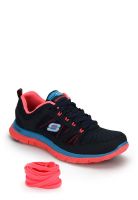 Skechers Flex Appeal Navy Blue Running Shoes