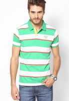 Spykar Green Polo T Shirt